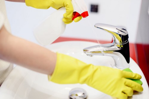 Leather sofa cleaning and conditioning service in W10