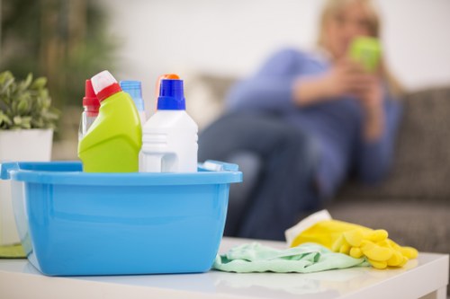 Bathroom cleaning service in a W10 home