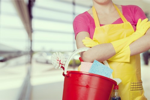 Local W10 cleaners maintaining an office space with careful attention to detail